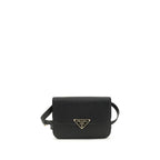 Black Calf Leather Bos Taurus Shoulder Bag