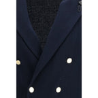 Blue Cotton Blazer