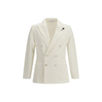 White Cotton Blazer