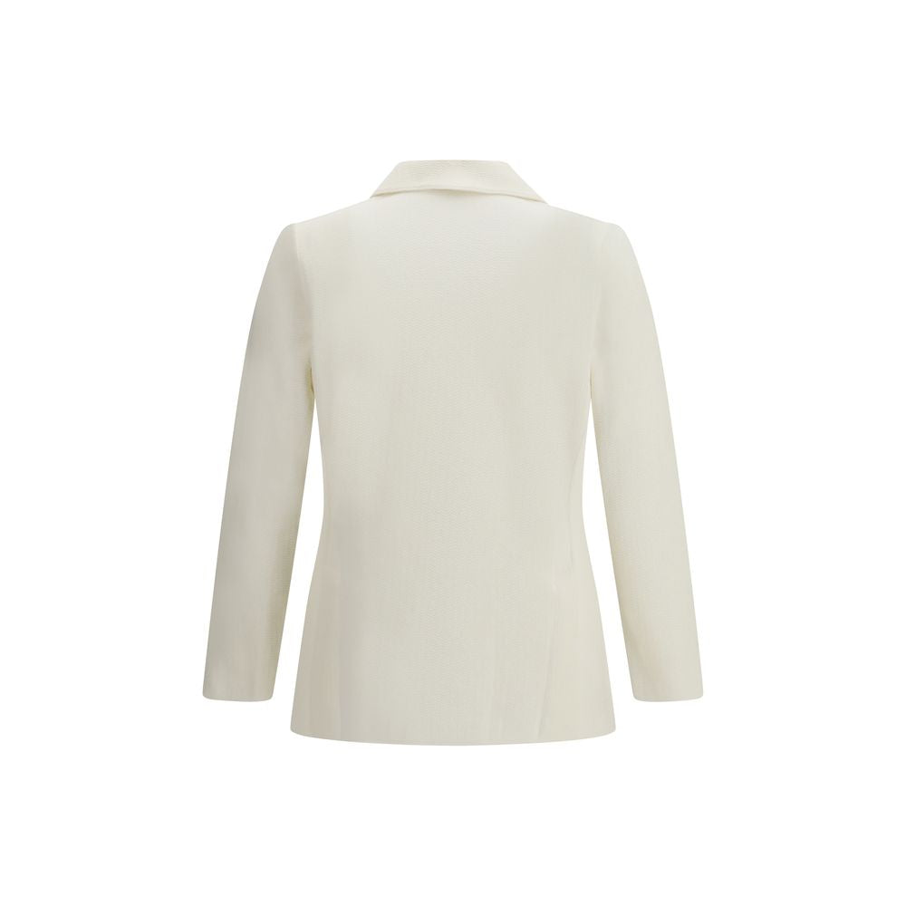 White Cotton Blazer