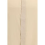 Beige Tencel Dress Shirt