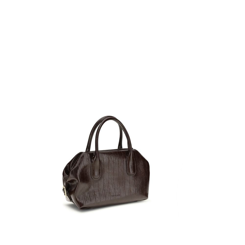 Brown Polyethylene Shoulder Bag
