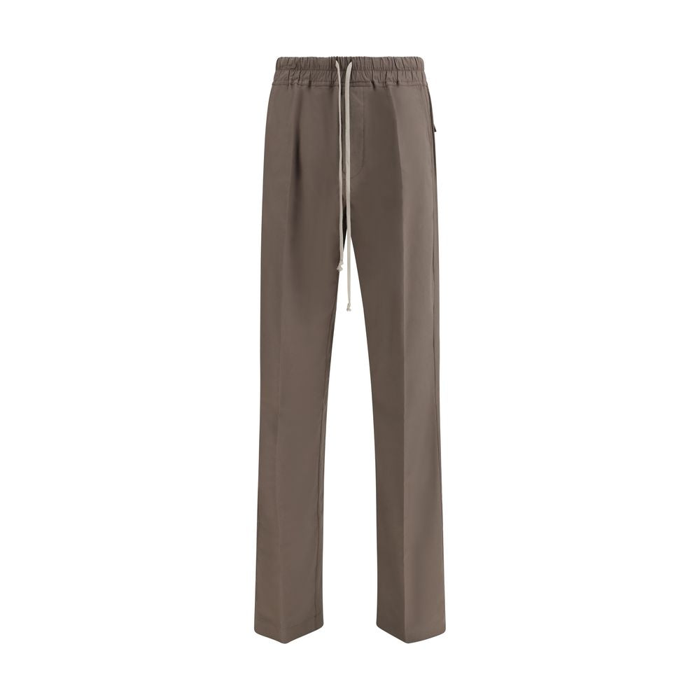 Brown Viscose Casual Pants