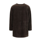 Brown Goatskin Coat