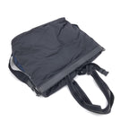 Black And Blue Nylon Convertible Tote