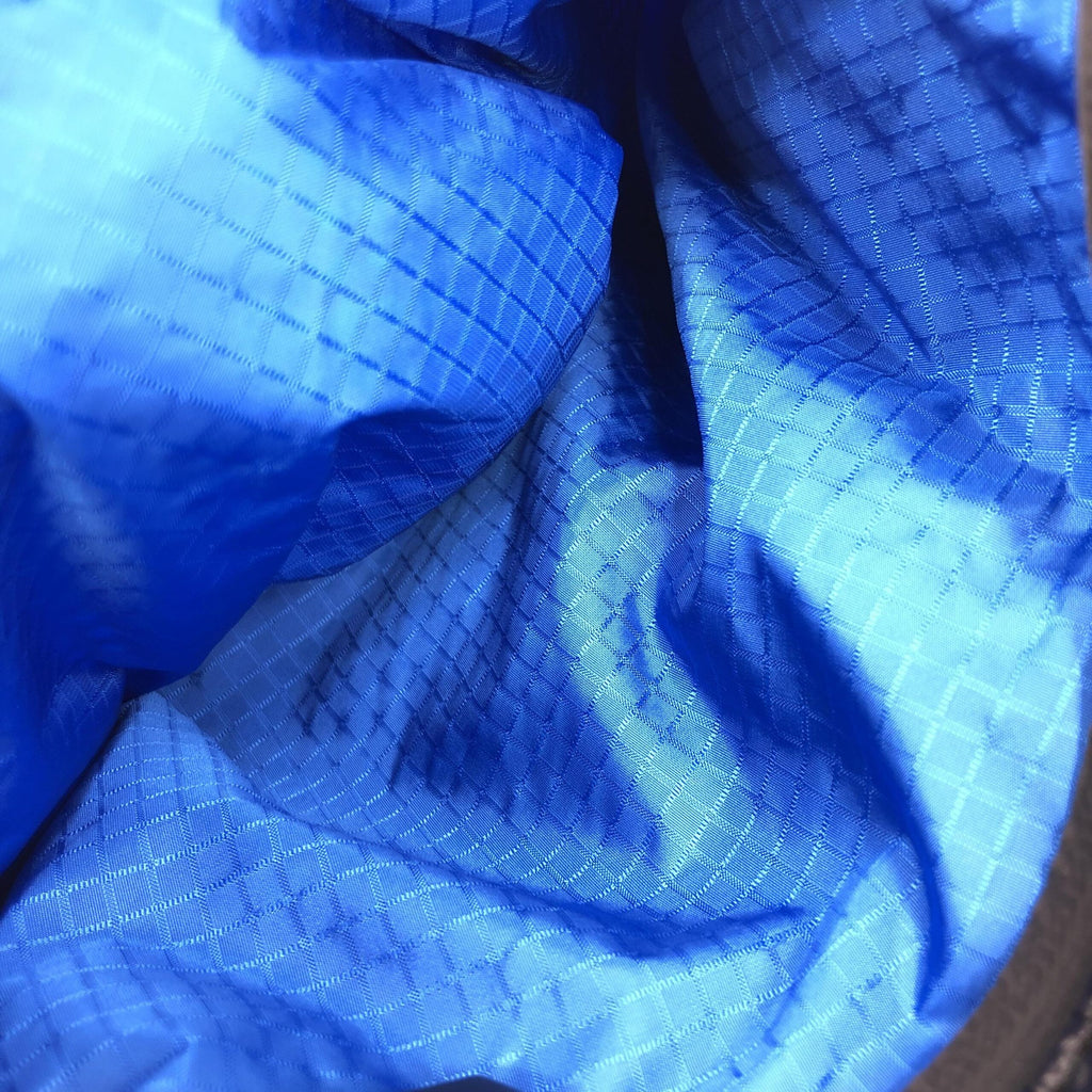 Black And Blue Nylon Convertible Tote