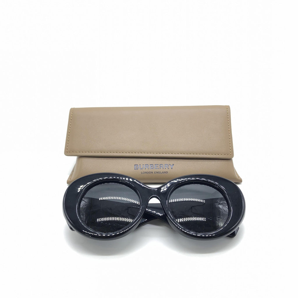 Black Oversized Round Sunglasses