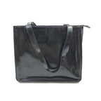 Black Patent Leather Tote