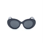 Black Oversized Round Sunglasses