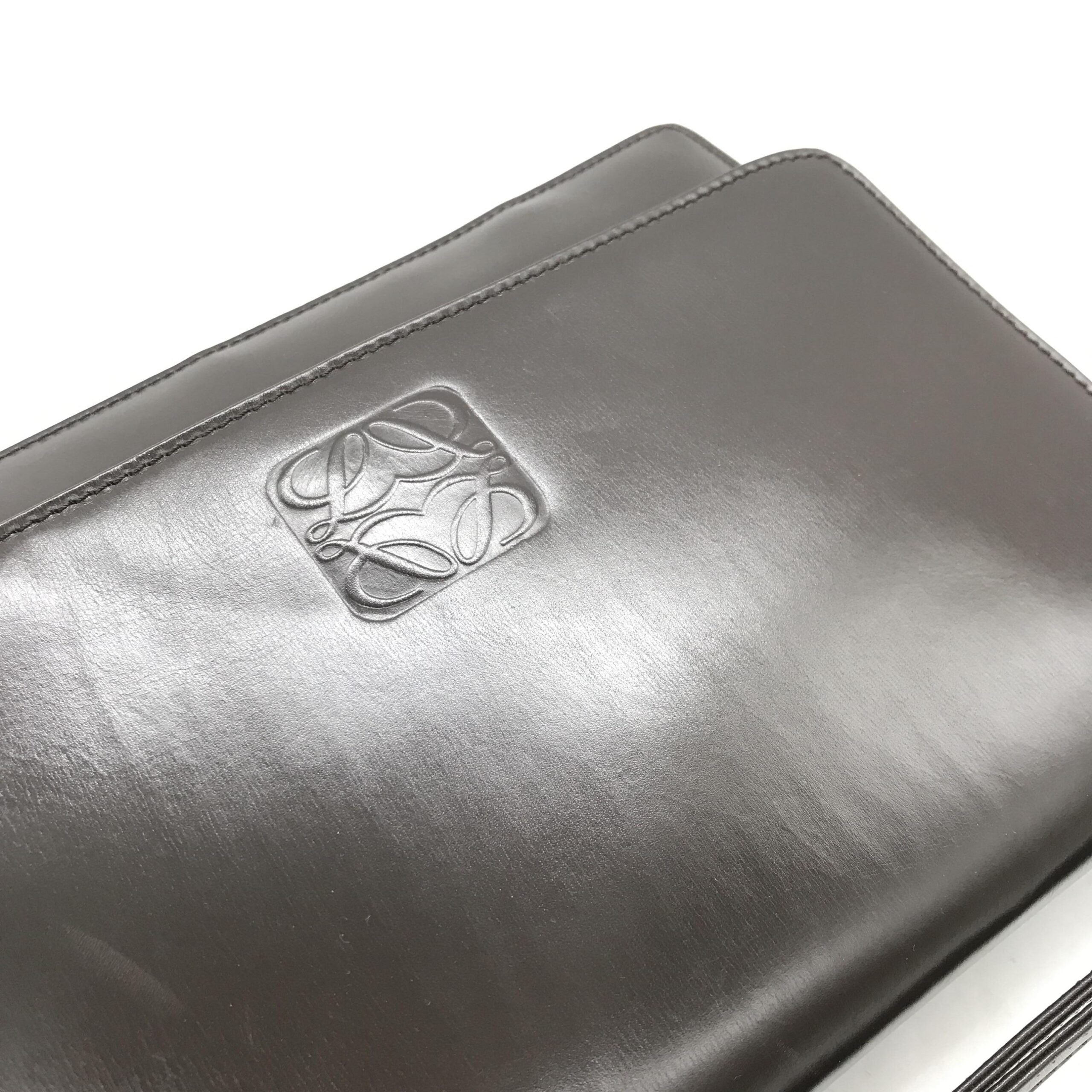 Black Leather Shoulder Bag