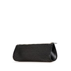Black Woven Shoulder Bag