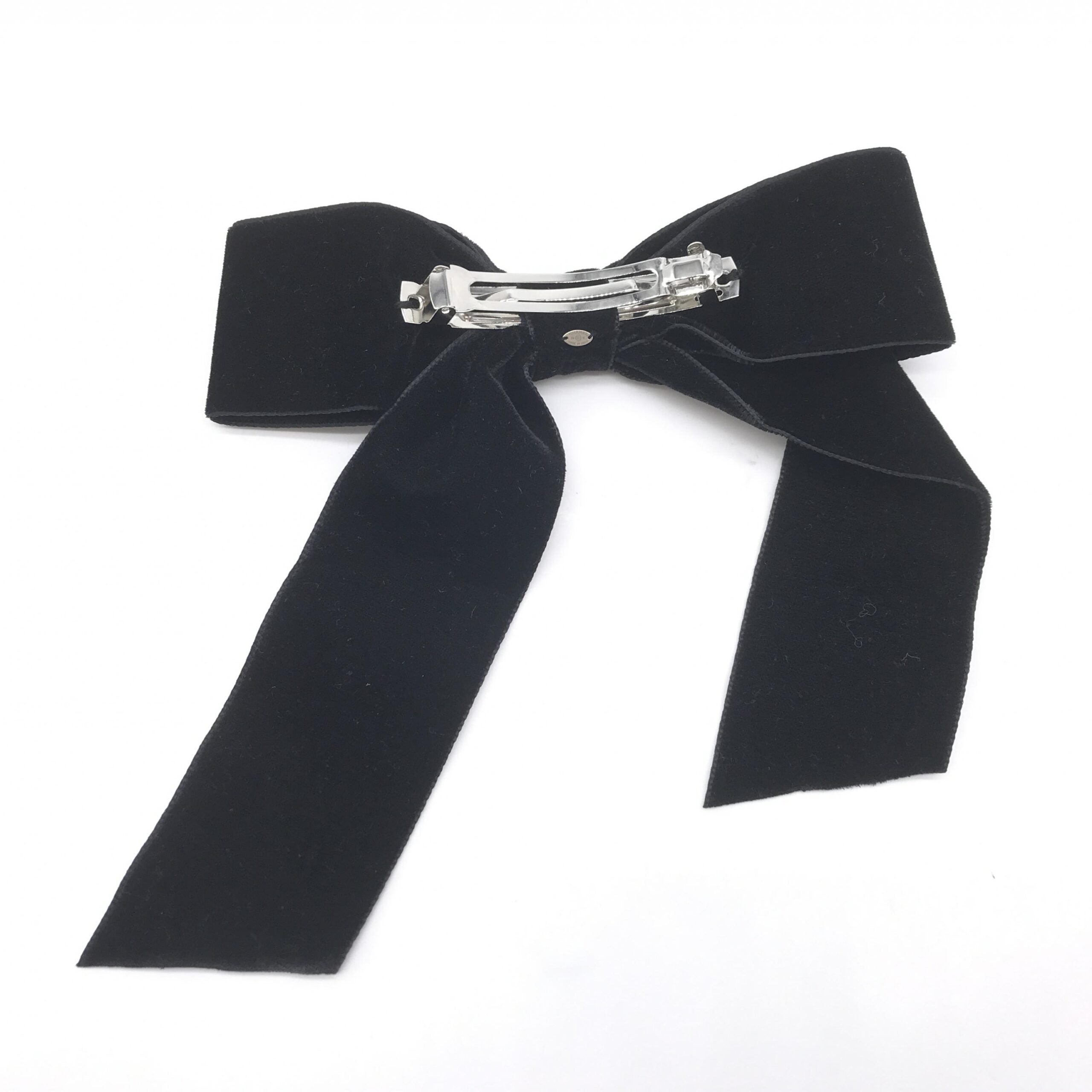 Black Velvet Bow Hair Accessory