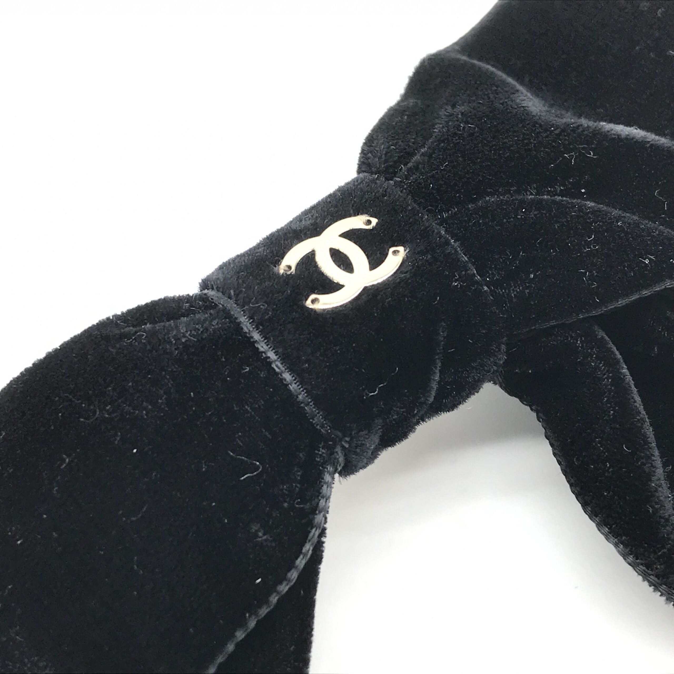 Black Velvet Bow Hair Accessory