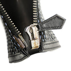 Black Woven Shoulder Bag