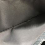 Black Waist Pouch With Zippered Compartments