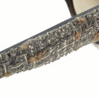 Brown Frame With Tweed Accents Sunglasses