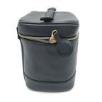 Caviar Leather Vanity Handbag In Black