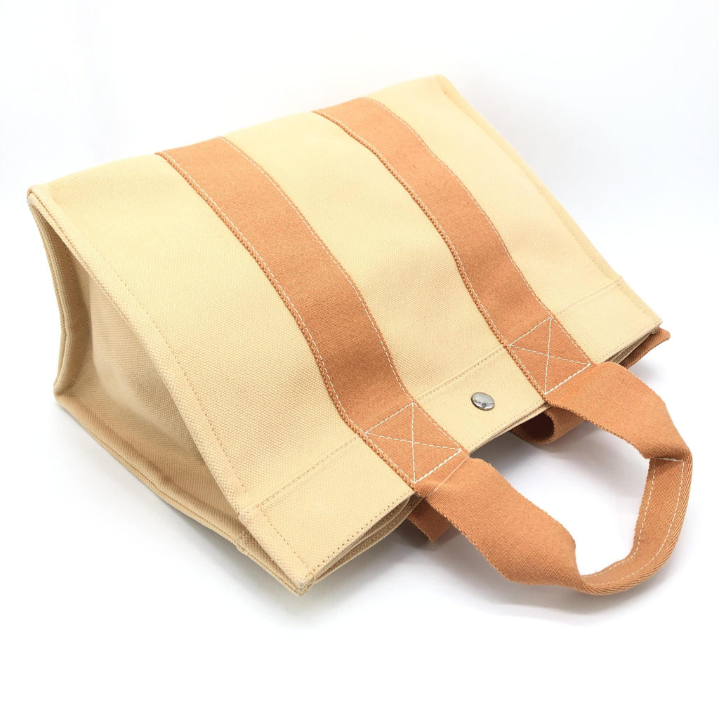 Canvas Tote Bag In Pastel Orange