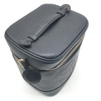 Caviar Leather Vanity Handbag In Black