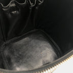 Caviar Leather Vanity Handbag In Black