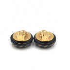 CC Button Clip-On Earrings