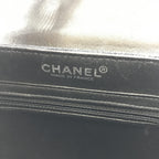 Chocolate Bar Patent Leather Shoulder Bag