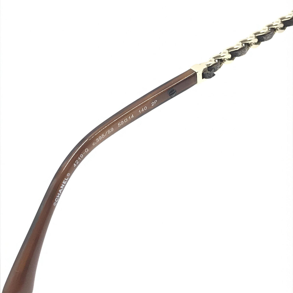 Gold And Black Polarized Aviator Sunglasses