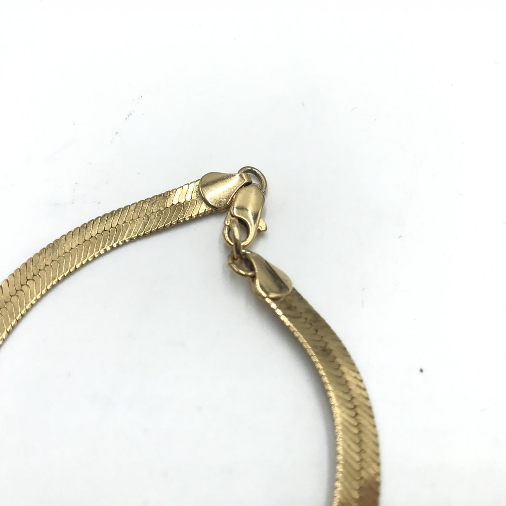 Givenchy Gold-Plated Herringbone Chain Bracelet