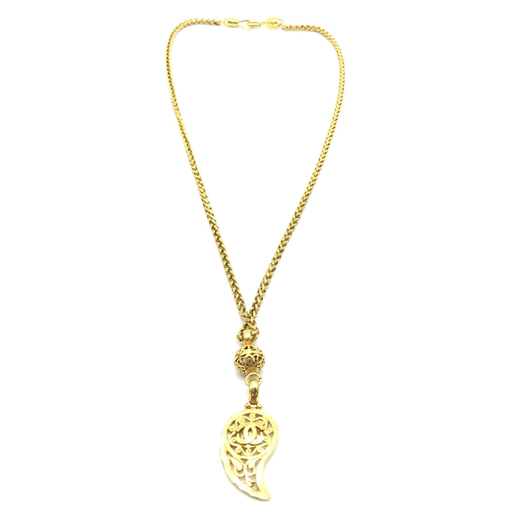 Gold Plated Coco Mark Necklace