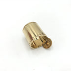 Gold Tone Scarf Ring Accessory
