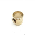 Gold Tone Scarf Ring Accessory