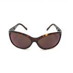 Oval-Shaped Brown Sunglasses
