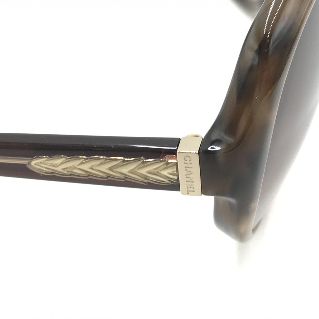 Oversized Gradient Brown Sunglasses