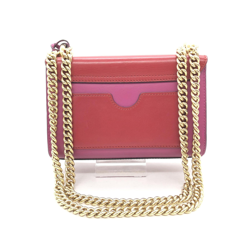 Padlock Crossbody Shoulder Bag In Pink