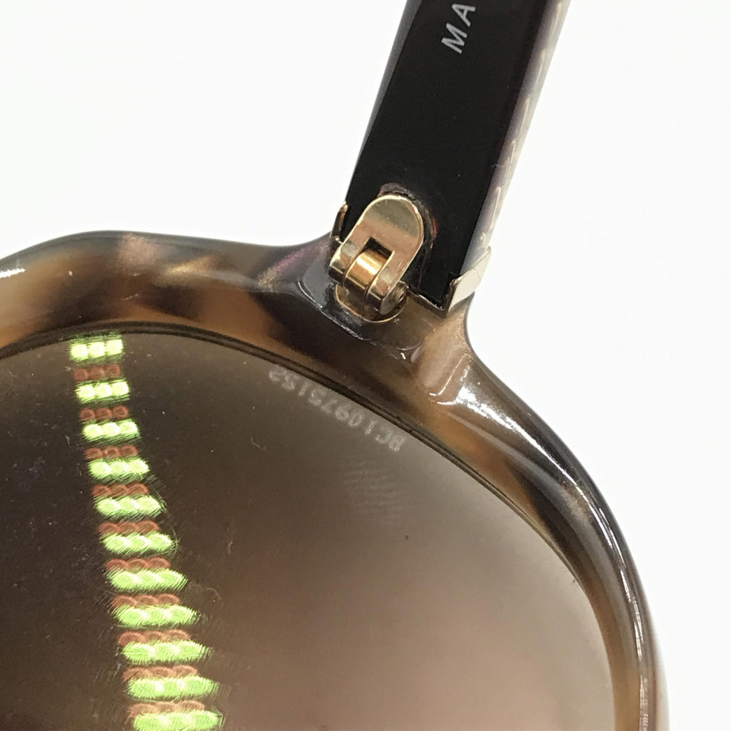 Oversized Gradient Brown Sunglasses