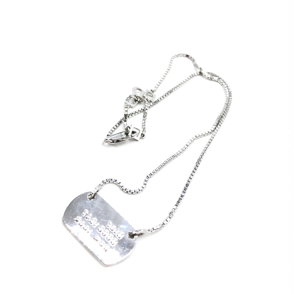 Dior 925 Sterling Silver Antique Art Deco Howard & Co. "Port" Necklace