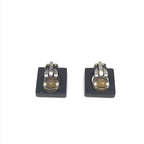 Coco Mark Square Clip-On Earrings