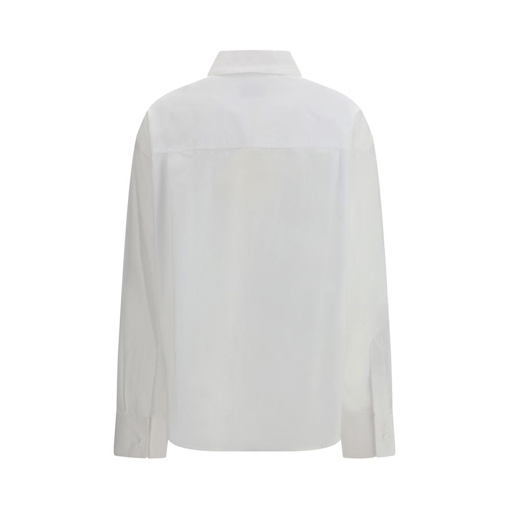 White Cotton Dress Shirt