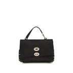 Black Calf Leather Bos Taurus Handbag