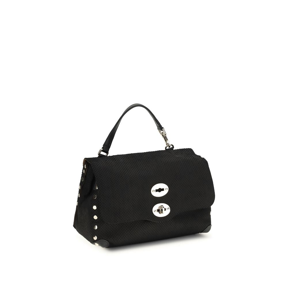 Black Calf Leather Bos Taurus Handbag