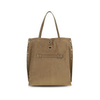 Beige Calf Leather Bos Taurus Shoulder Bag