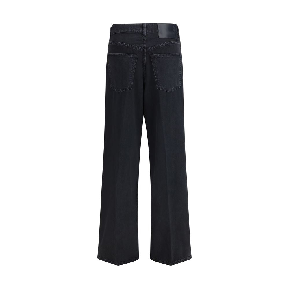 Black Cotton Jeans Denim