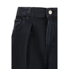 Black Cotton Jeans Denim