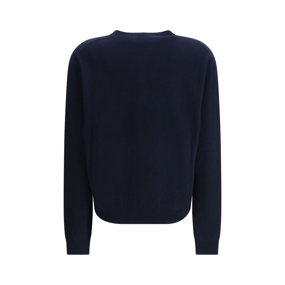 Blue Cashmere Sweatshirt