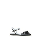 Black Calf Leather Bos Taurus Ballet Flats