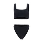 Black Polyamide One-Piece Swimsuit