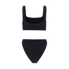 Black Polyamide One-Piece Swimsuit