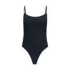 Black Polyamide One-Piece Swimsuit
