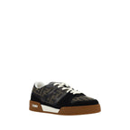 Brown Calf Leather Bos Taurus Sneakers