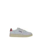 White Calf Leather Bos Taurus Low Top Sneakers